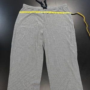 Nautica Women's Sleepwear Black and White Striped- Size L